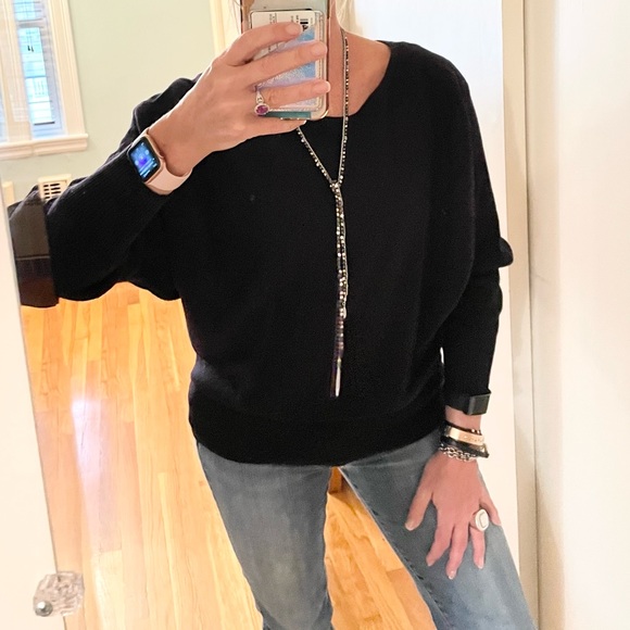 Free People Dolman Sleeve Cashmere Sweater - Picture 3 of 11